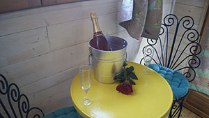 Roulotte Yguaris vigne champagne