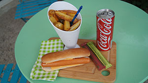 Menu enfant pour services à disposition
