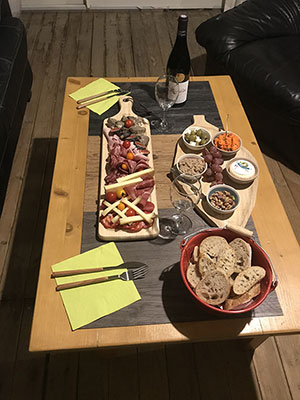 Planche de charcuterie des roulottes Yguaris